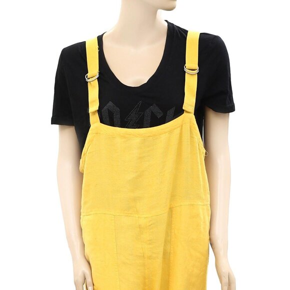 BDG Urban Outfitter Tilly Linen Utility Overall Jumpsuit Effortless M NWD 234439 - Picture 7 of 12